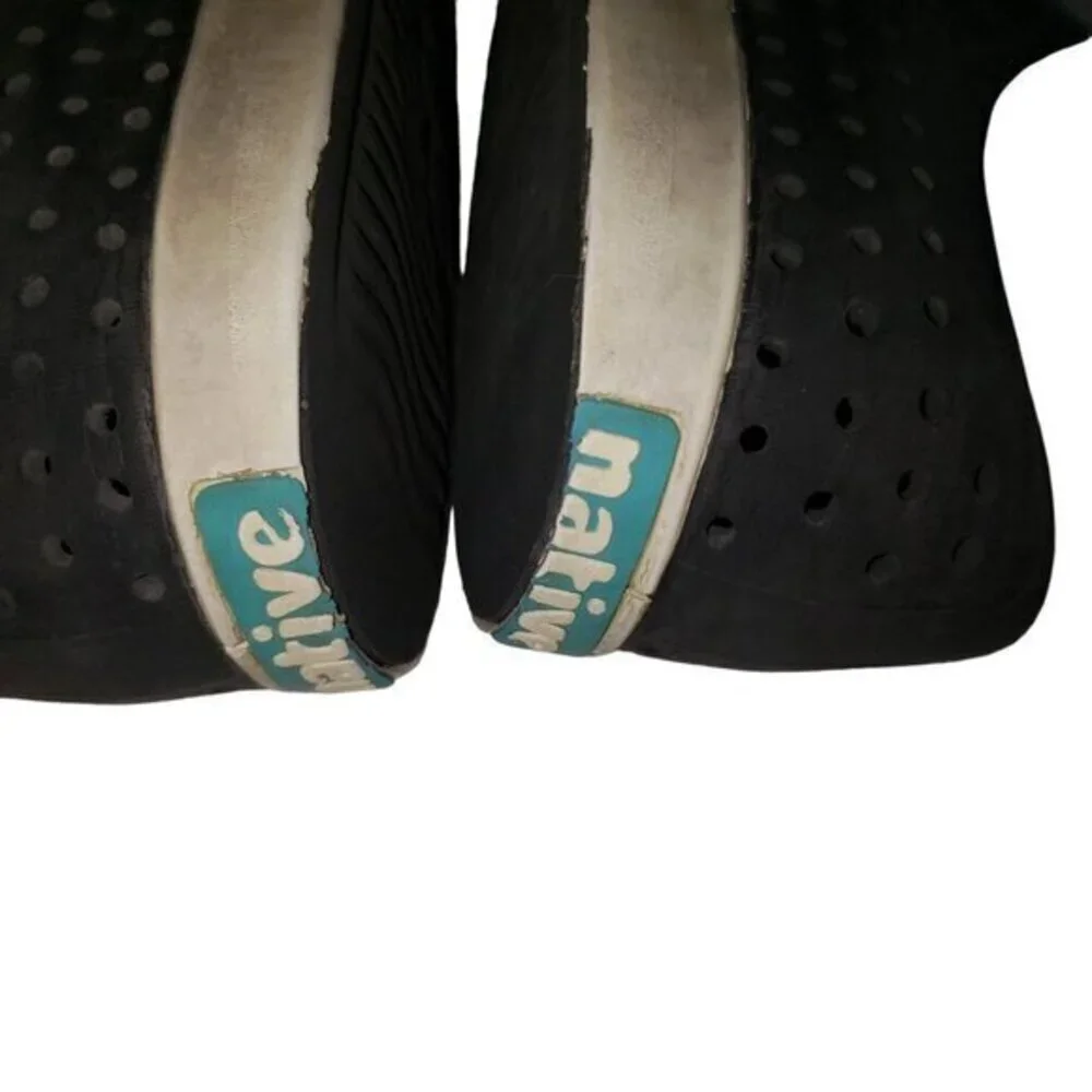 Native Jefferson Black White Shoes Big Kid Size 5.5 /Womens Size 7 /Mens Size‎ 5